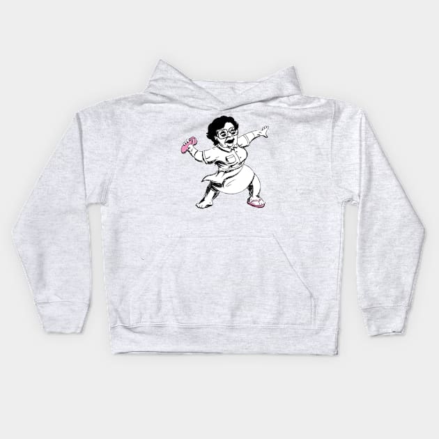 Abuelita Anarchy Kids Hoodie by tduffyworld